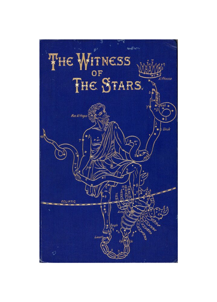 The constellations of Ophiuchus and Scorpio, 1895. unstretched canvas small none Art Print - Science Museum Shop
