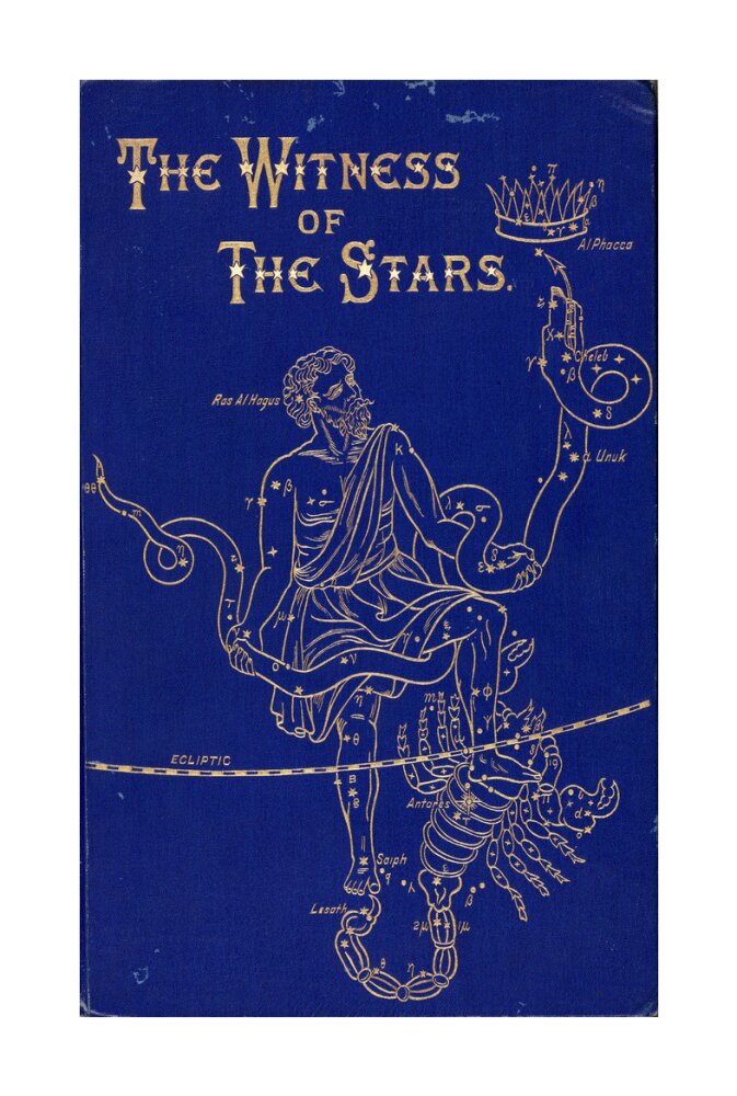 The constellations of Ophiuchus and Scorpio, 1895. unstretched canvas large none Art Print - Science Museum Shop