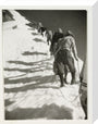 Mountain climbers, c 1925. stretched canvas medium none Art Print - Science Museum Shop