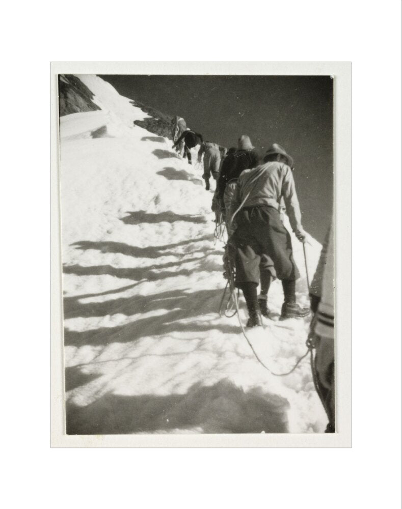 Mountain climbers, c 1925. art print extra small none Art Print - Science Museum Shop