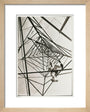 Man climbing a pylon, c 1930. art print extra small natural Art Print - Science Museum Shop