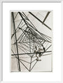 Man climbing a pylon, c 1930. art print medium white Art Print - Science Museum Shop