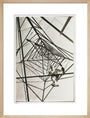 Man climbing a pylon, c 1930. art print medium natural Art Print - Science Museum Shop