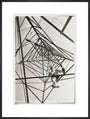 Man climbing a pylon, c 1930. art print extra large black Art Print - Science Museum Shop