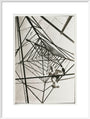Man climbing a pylon, c 1930. art print extra large white Art Print - Science Museum Shop