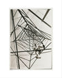 Man climbing a pylon, c 1930. art print extra small none Art Print - Science Museum Shop