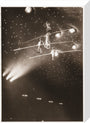 Tightrope walkers, c 1930. stretched canvas medium none Art Print - Science Museum Shop
