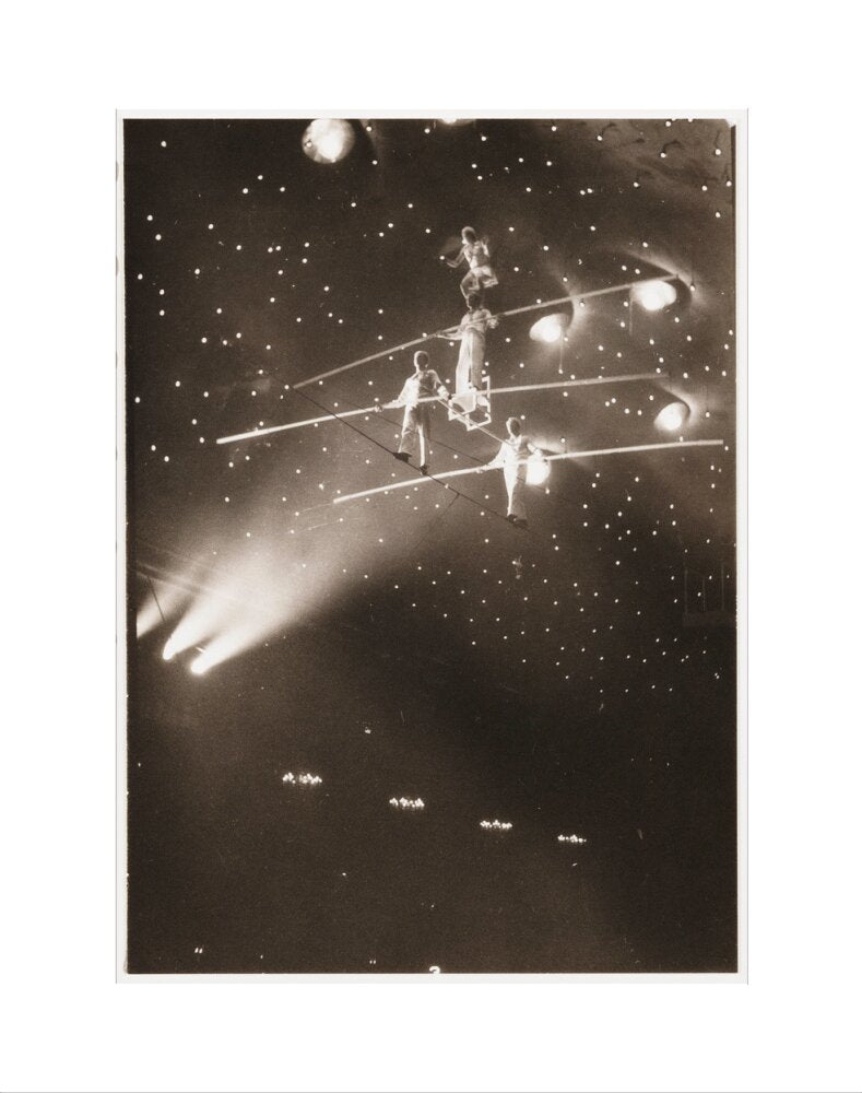 Tightrope walkers, c 1930. art print extra small none Art Print - Science Museum Shop