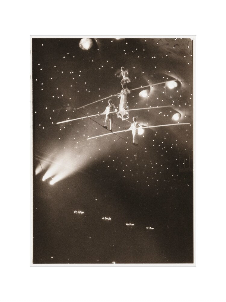 Tightrope walkers, c 1930. art print extra large none Art Print - Science Museum Shop