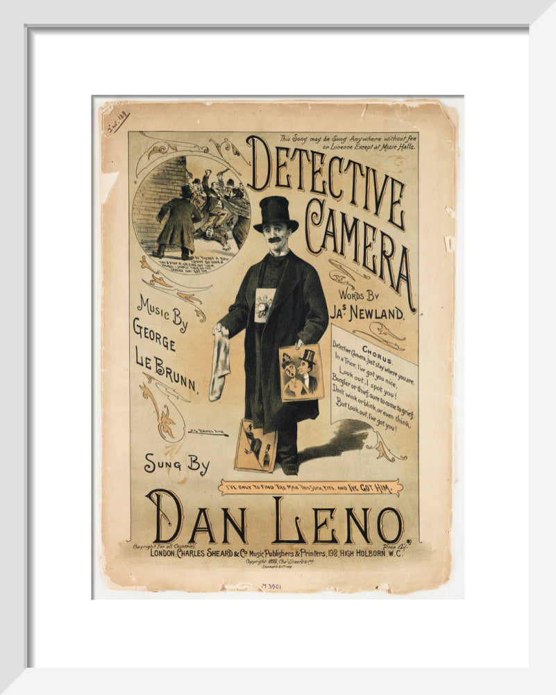 'Detective Camera', 1892 art print extra small white Art Print - Science Museum Shop