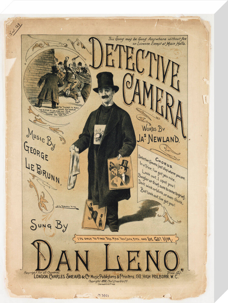 'Detective Camera', 1892 stretched canvas medium none Art Print - Science Museum Shop