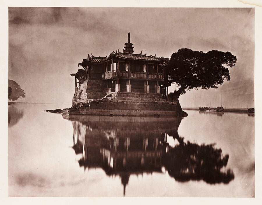 'The Island Pagoda', China, c 1871. Art Print - Science Museum Shop