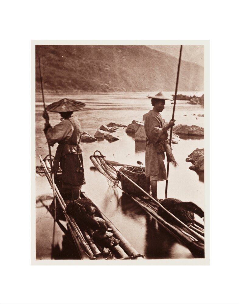 'Fishing With Cormorants', c 1871. art print extra small none Art Print - Science Museum Shop