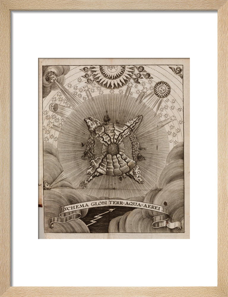 Earth-Water-Air, 1689. art print small natural Art Print - Science Museum Shop