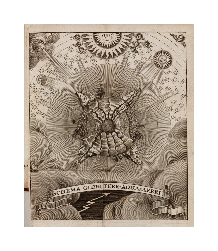 Earth-Water-Air, 1689. unstretched canvas medium none Art Print - Science Museum Shop