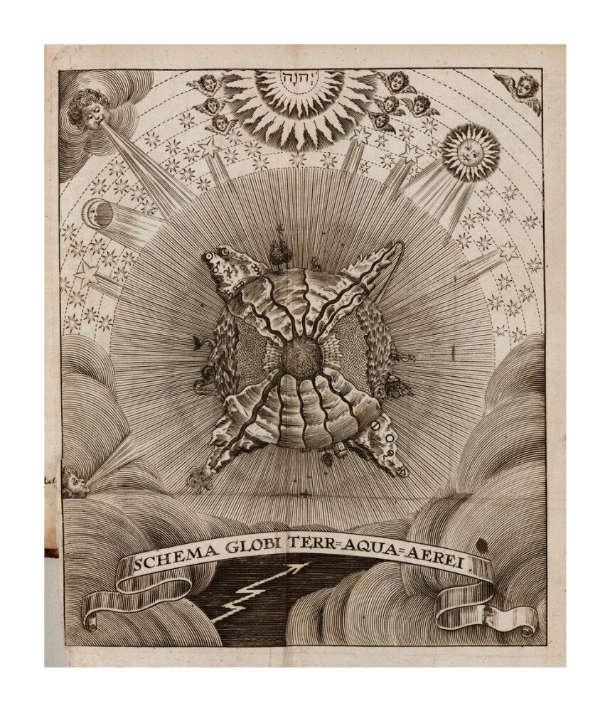 Earth-Water-Air, 1689. unstretched canvas extra large none Art Print - Science Museum Shop