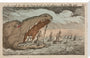 Sea monster devouring a fleet of ships, 1811. stretched canvas extra large none Art Print - Science Museum Shop
