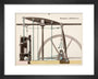 Beam engine, 1856. art print extra small black Art Print - Science Museum Shop