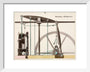 Beam engine, 1856. art print extra small white Art Print - Science Museum Shop