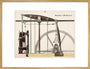 Beam engine, 1856. art print extra large gold Art Print - Science Museum Shop