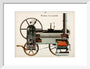 Steam locomotive, 1856. art print small white Art Print - Science Museum Shop