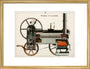 Steam locomotive, 1856. art print medium gold Art Print - Science Museum Shop