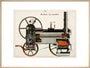 Steam locomotive, 1856. art print extra large natural Art Print - Science Museum Shop