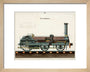 Steam locomotive, 1856. art print extra small natural Art Print - Science Museum Shop