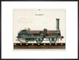 Steam locomotive, 1856. art print extra large black Art Print - Science Museum Shop