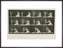 Time-lapse photographs of a woman and child, 1872-1885. art print extra large black Art Print - Science Museum Shop