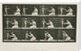 Time-lapse photographs of a woman and child, 1872-1885. stretched canvas extra large none Art Print - Science Museum Shop