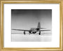 Bell XP-59A, Muroc Lake, California, c 1942. art print extra small gold Art Print - Science Museum Shop