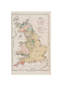 Map of the coal fields of Great Britain, 1869. unstretched canvas small none Art Print - Science Museum Shop
