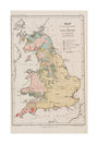 Map of the coal fields of Great Britain, 1869. unstretched canvas large none Art Print - Science Museum Shop