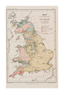 Map of the coal fields of Great Britain, 1869. unstretched canvas extra large none Art Print - Science Museum Shop