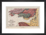 Map of the coal fields of South Wales, 1869. art print small black Art Print - Science Museum Shop