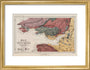 Map of the coal fields of South Wales, 1869. art print small gold Art Print - Science Museum Shop