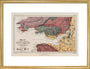 Map of the coal fields of South Wales, 1869. art print medium gold Art Print - Science Museum Shop