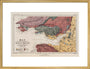 Map of the coal fields of South Wales, 1869. art print large gold Art Print - Science Museum Shop