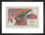 Map of the coal fields of Scotland, 1869. art print small black Art Print - Science Museum Shop