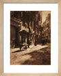 Street scene, about 1900 art print extra small natural Art Print - Science Museum Shop
