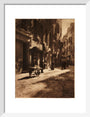 Street scene, about 1900 art print small white Art Print - Science Museum Shop