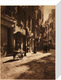 Street scene, about 1900 stretched canvas small none Art Print - Science Museum Shop