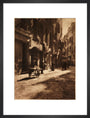 Street scene, about 1900 art print medium black Art Print - Science Museum Shop