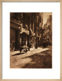 Street scene, about 1900 art print medium natural Art Print - Science Museum Shop