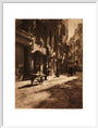Street scene, about 1900 art print large white Art Print - Science Museum Shop