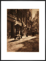 Street scene, about 1900 art print extra large black Art Print - Science Museum Shop