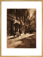 Street scene, about 1900 art print extra large gold Art Print - Science Museum Shop