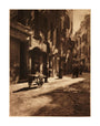 Street scene, about 1900 unstretched canvas large none Art Print - Science Museum Shop