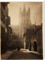 A cathedral in bright sunlight, about 1900 stretched canvas extra large none Art Print - Science Museum Shop